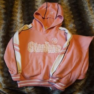 girls STEELERS sweatsuit